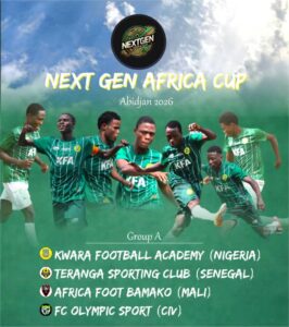 Kwara Government Urges Football Academy To Target Victory at NextGen Africa Cup